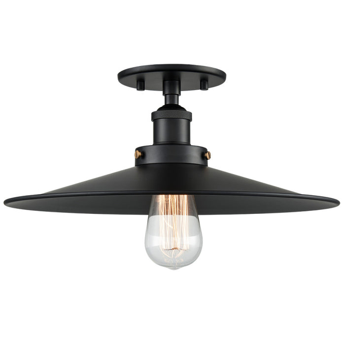 Matteo X46113 Bulstrode's Workshop 1-lt 14" Semi Flush