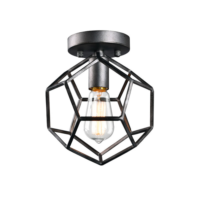 Matteo X54601 Geometry Series 1-lt 8" Semi Flush