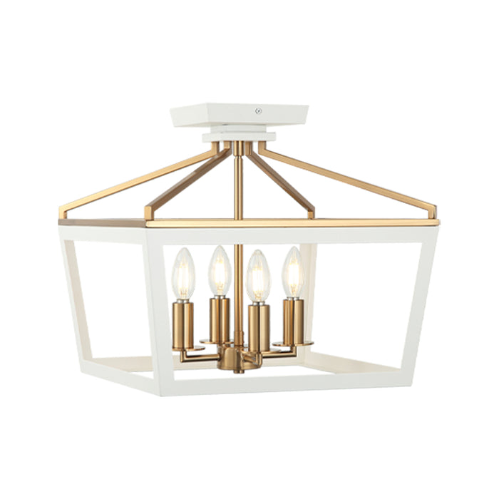 Matteo X67004 Mavonshire 4-lt 16" Semi Flush Mount
