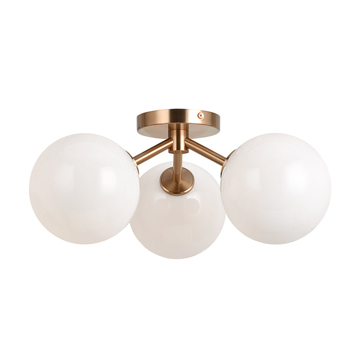 Matteo X81703 Novo 3-lt 18" Flush Mount