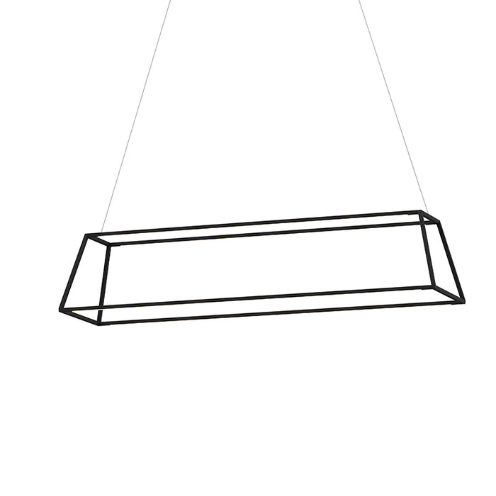 Koncept ZBP-54-RR Z-Bar Rise Rectangle 4-lt 56" LED Pendant