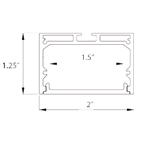 Core ALP160 Suspended/Surface Mount Designer LED Profile - 48 Inches