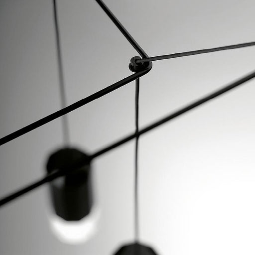 0303 Vibia Wireflow 3D Octagonal LED Pendant
