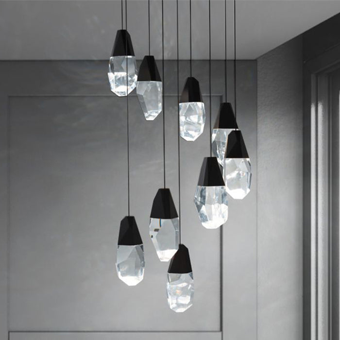 Schonbek Beyond BPD20209 Martini 9-lt 17" LED Pendant