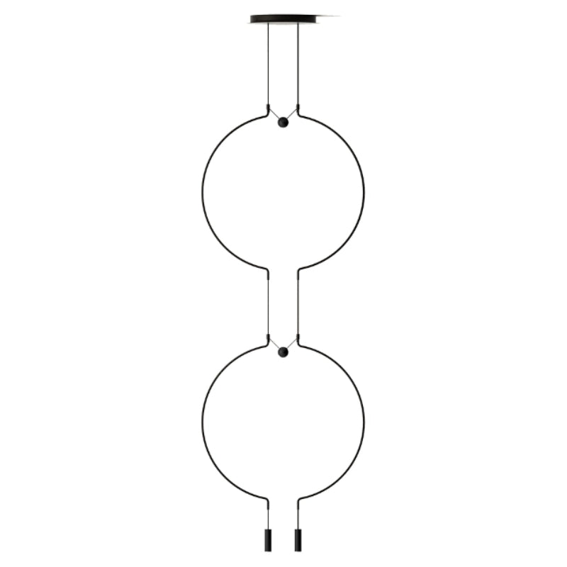 Axo USLIADP2 Liaison 2-lt 22" LED Round Double Pendant