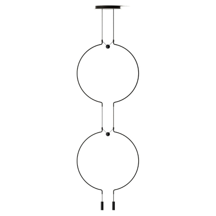 Axo USLIADP2 Liaison 2-lt 22" LED Round Double Pendant