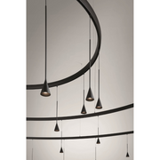 Bover Skybell Circle S/62L/40 197" LED Pendant, Down Light