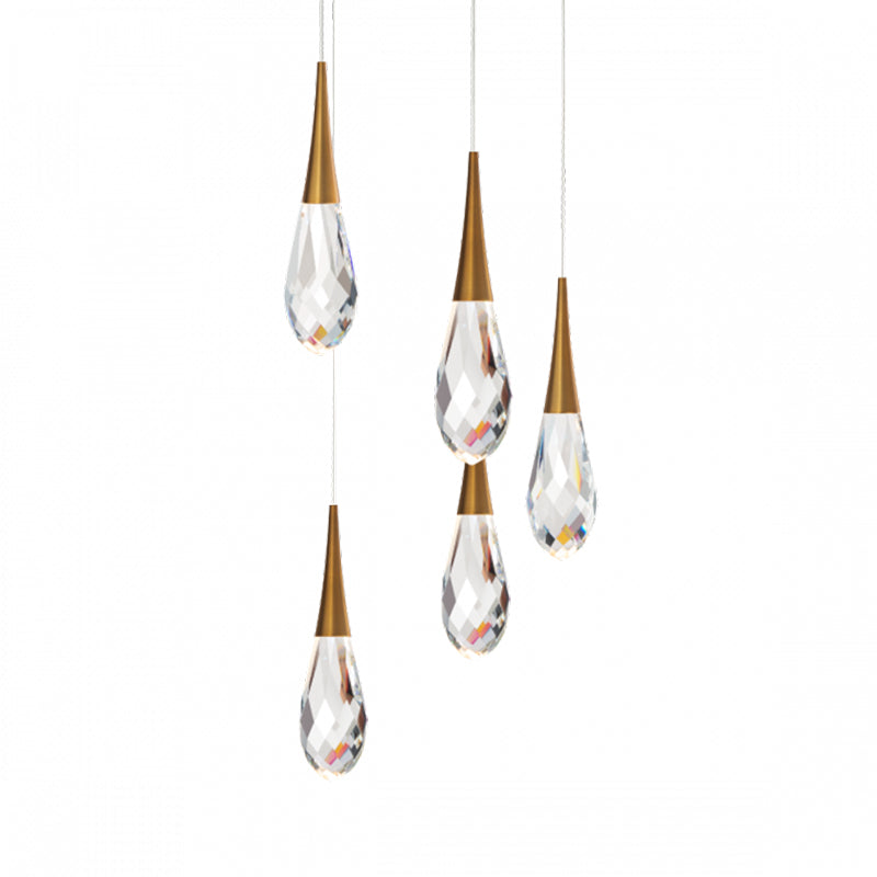 Schonbek Beyond BPD21205 Hibiscus 5-lt 17" LED Pendant