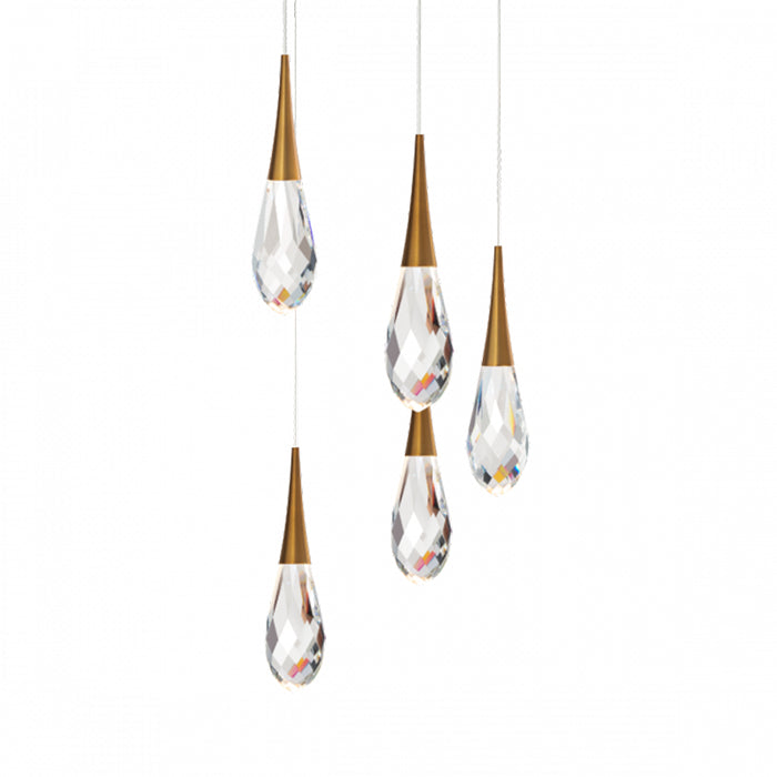 Schonbek Beyond BPD21205 Hibiscus 5-lt 17" LED Pendant