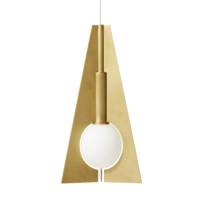 Visual Comfort 700OBLP Mini Orbel Pyramid 1-lt 6" LED Pendant