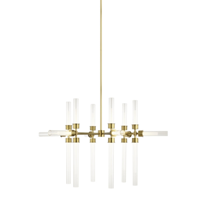 Visual Comfort 700LNG18 Linger 18-lt 43" LED Chandelier