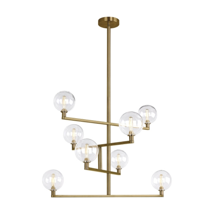 Visual Comfort 700GMB Gambit 8-lt 35" LED Chandelier
