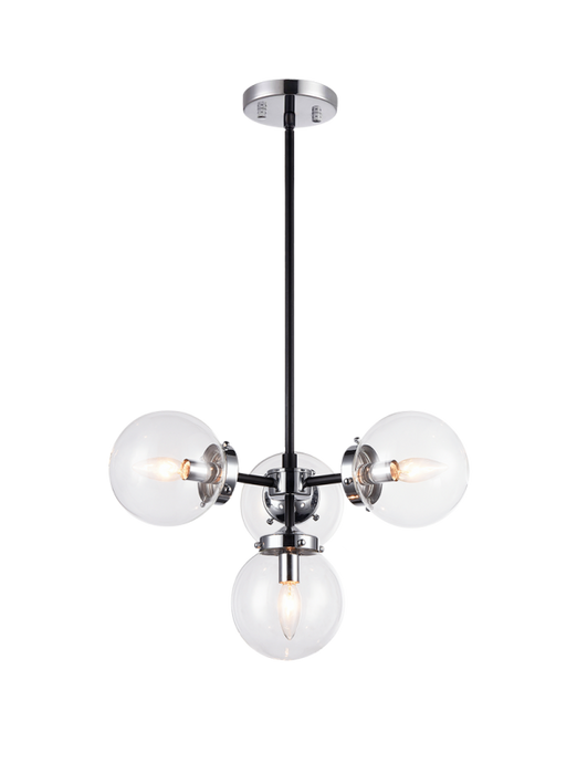 Matteo C72304 Maru 4-lt 20" Chandelier