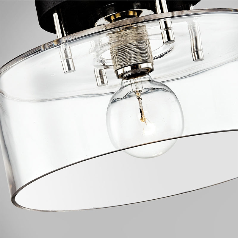 Troy C7541 Bergamot Station 1-lt 12" Semi Flush
