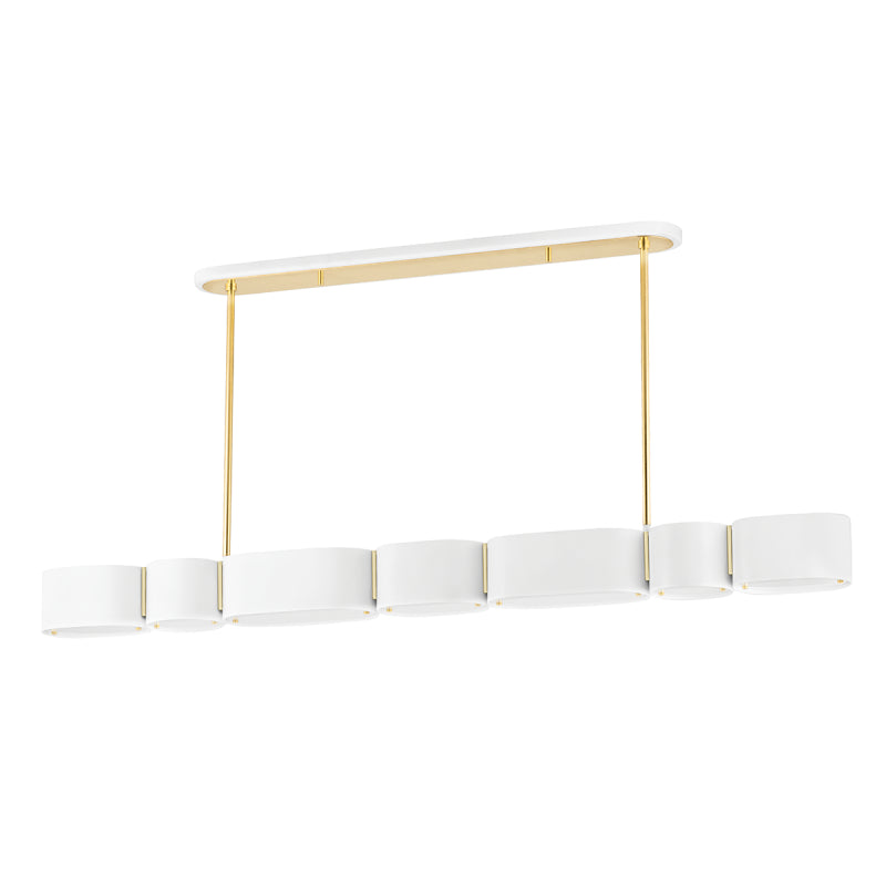 Corbett 393-54 Opal 7-lt 54" Linear Chandelier