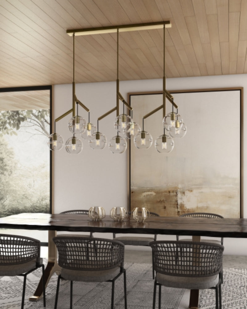 Visual Comfort 700SDNMPL3 Sedona Triple 12-lt 63" LED Chandelier