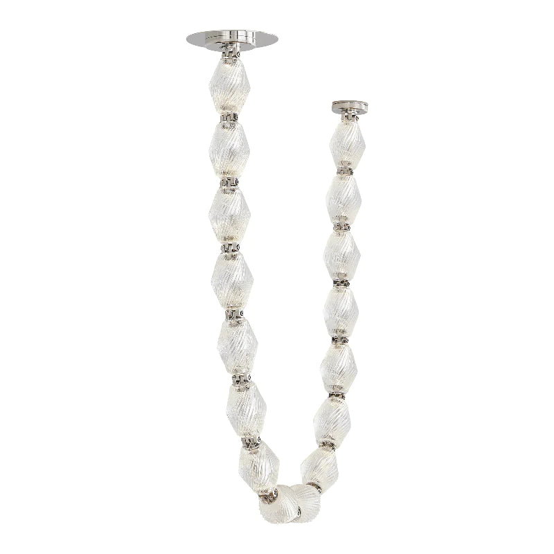 Visual Comfort 700CLR48 Collier 48 LED Pendant with Remote Mount Driver, 2700K