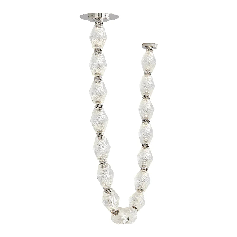 Visual Comfort 700CLR48 Collier 48 LED Pendant with Surface Mount Driver, 2700K