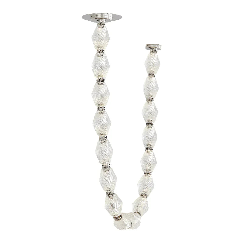 Visual Comfort 700CLR48 Collier 48 LED Pendant with Surface Mount Driver, 3000K