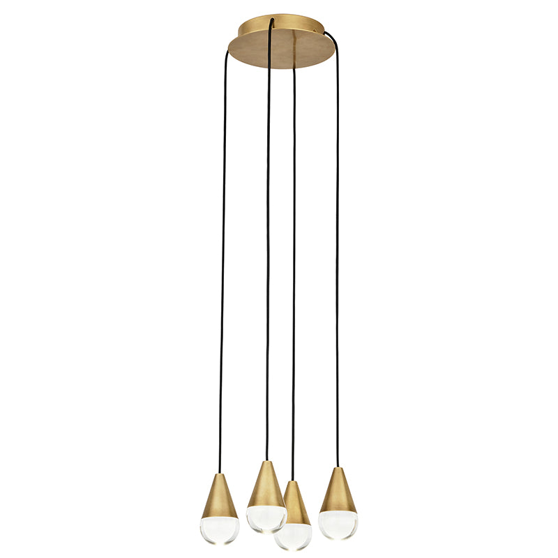 Visual Comfort 700TRSPCPA4 Cupola 4-lt 11" LED Chandelier