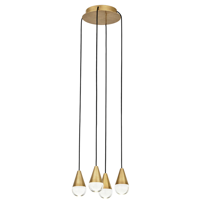 Visual Comfort 700TRSPCPA4 Cupola 4-lt 11" LED Chandelier