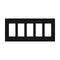 Lutron CW-5 Claro 5-Gang Wallplate