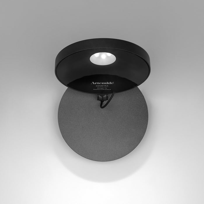 Artemide Demetra Spot LED Wall Light w/ Switch