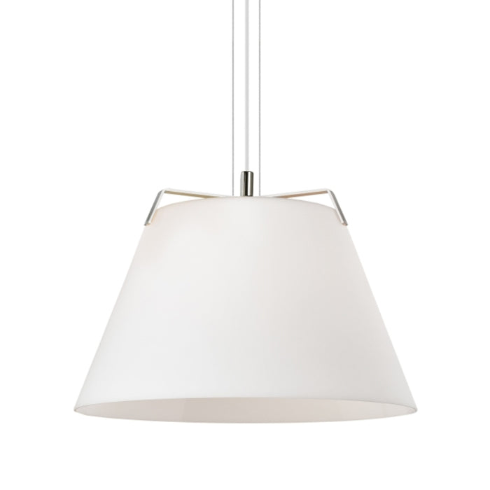 Visual Comfort 700TDDEVP Devin 1-lt 19" LED Pendant