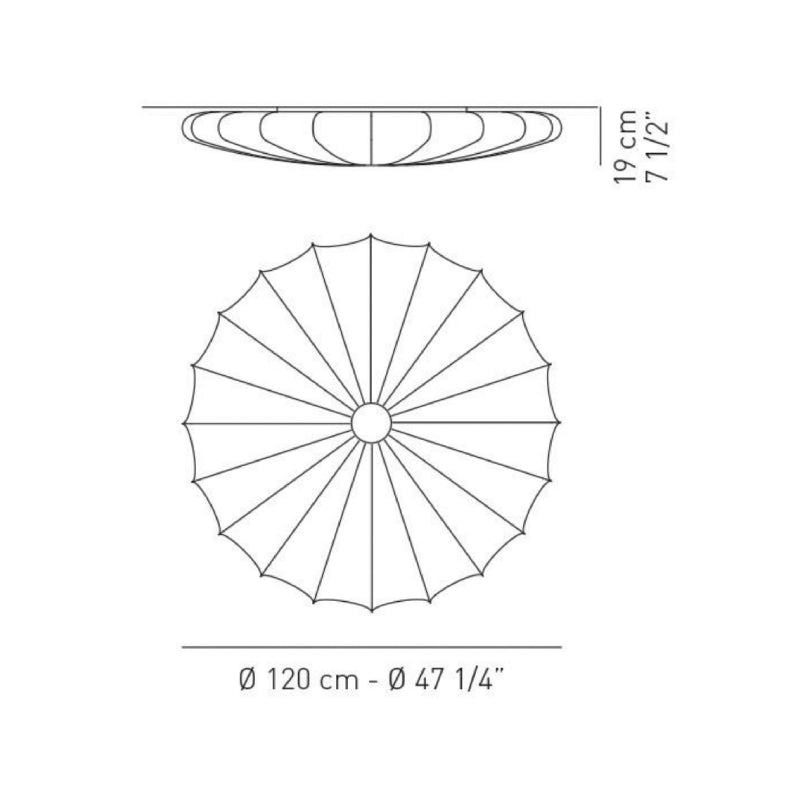 Axo UPMUS120 Muse 3-lt 48" Wall / Ceiling Light