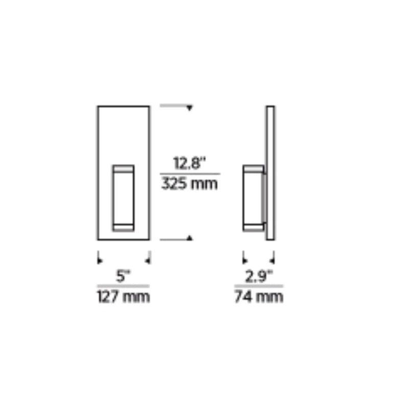 Visual Comfort 700BCDBS1 Dobson II 1-lt 13" Tall LED Wall / Bath Light