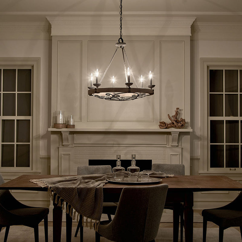 Kichler 43823 Taulbee 6-lt 29" Chandelier