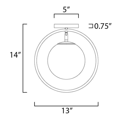 ET2 E12510 Revolution 1-lt Flush Mount - LBC Lighting