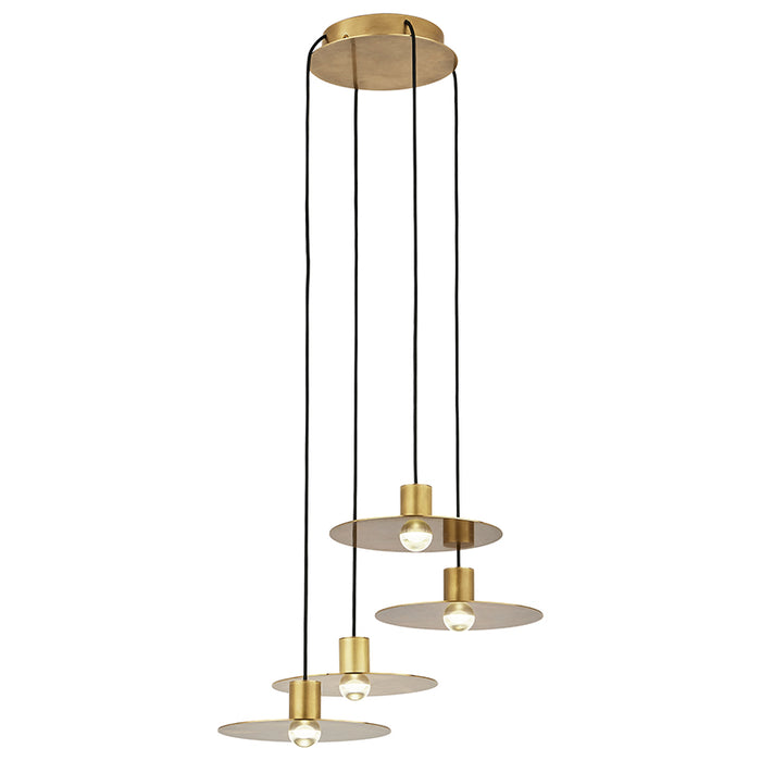 Visual Comfort 700TRSPEVS4 Eaves 4-lt 16" LED Chandelier