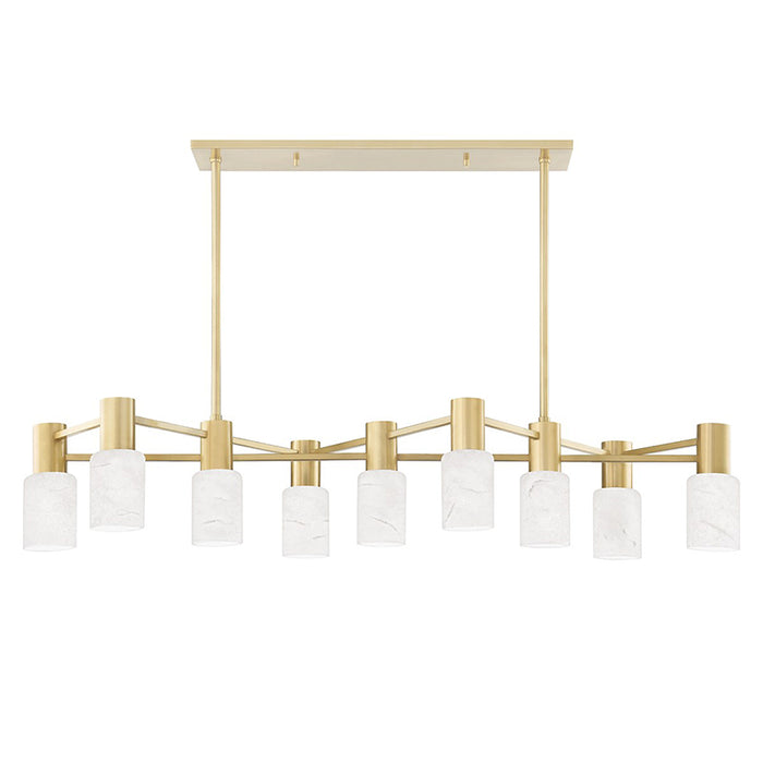 Hudson Valley 4248 Centerport 9-lt 48" LED Linear Chandelier