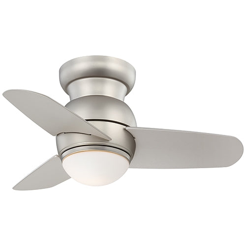 Minka Aire F510L Spacesaver 26" Flush Mount Ceiling Fan with LED Light Kit