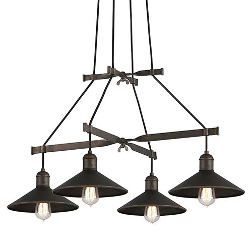 Troy F5427 Mccoy 4-lt Interior Hanging