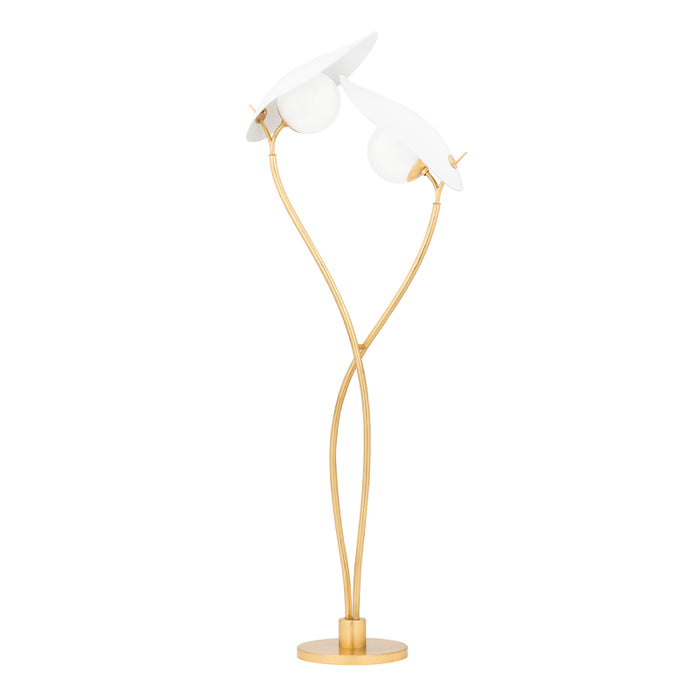 Hudson Valley KBS1749401 Frond 2-lt 68" Tall Floor Lamp