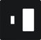 Lutron FG-2-TD Fassada 2-Gang Combination Wallplate