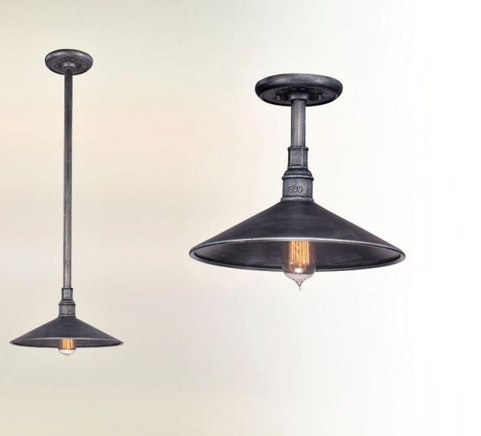 Troy F2774 Toledo 1-lt 14" Exterior Hanging