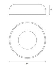 Kuzco FM13120 Beacon LED Flush Mount