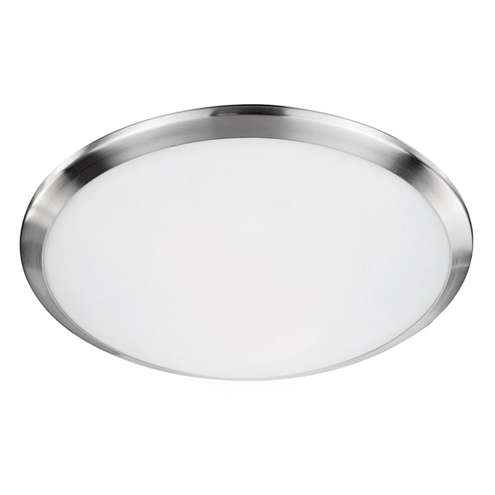 Kuzco FM1515 Malta 15" Wide LED Flush Mount - Brushed Nickel