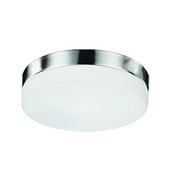 Kuzco FM2011 Single 11" LED Flush Mount - Brushed Nickel