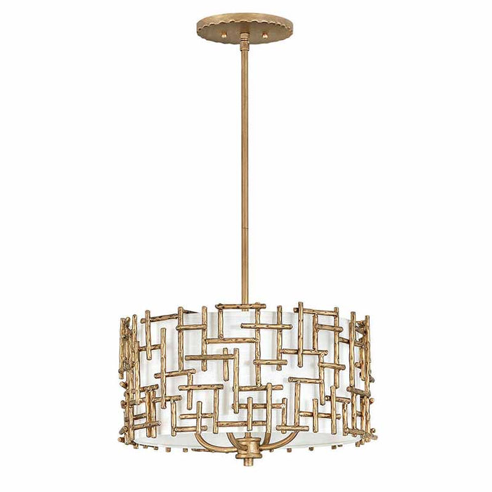 Fredrick Ramond FR33103 Farrah 4-lt 16" LED Pendant/Semi-Flush