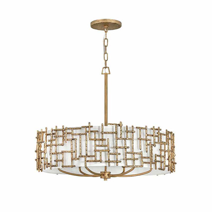 Fredrick Ramond FR33104 Farrah 6-lt 28" LED Chandelier