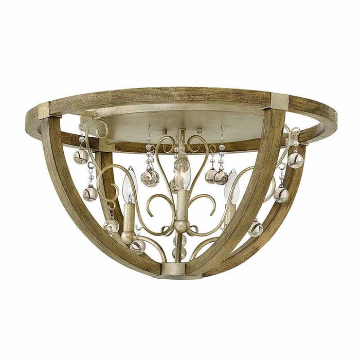 Fredrick Ramond FR37231 Abingdon 3-lt 24" LED Flush Mount