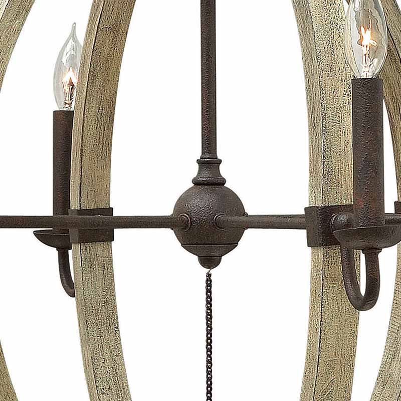 Fredrick Ramond FR40566 Middlefield 6-lt 31" LED Chandelier