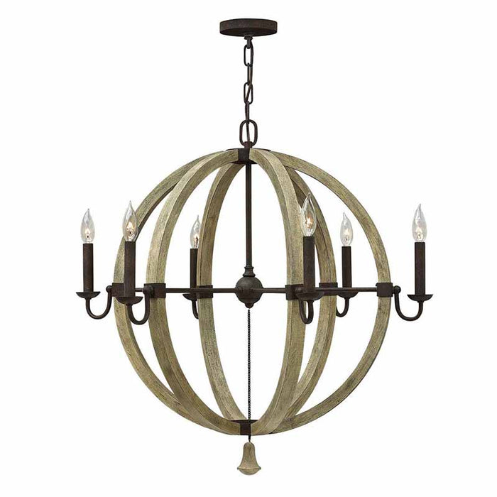 Fredrick Ramond FR40566 Middlefield 6-lt 31" LED Chandelier