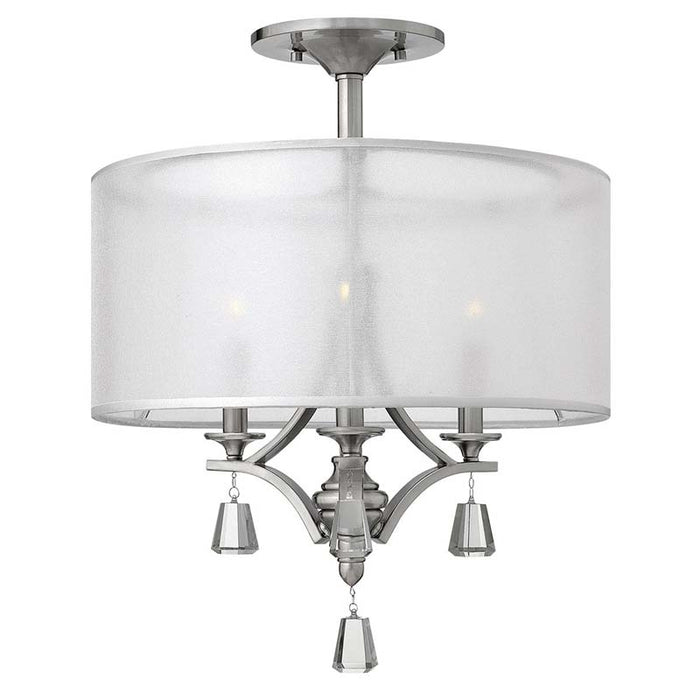 Fredrick Ramond FR45601 Mime 3-lt 18" LED Semi-Flush Mount