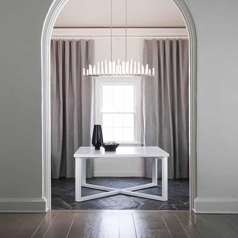 Fredrick Ramond FR46108 Trinity 50-lt 48" LED Linear Chandelier