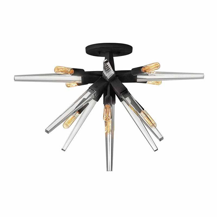Fredrick Ramond FR47401 Ariel 8-lt 26" LED Semi-Flush Mount